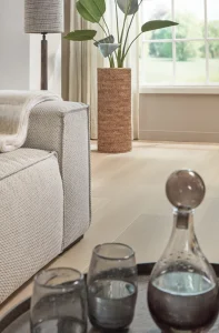 Floer Dorpen PVC vloer Zeewolde Zand Eiken woonkamer