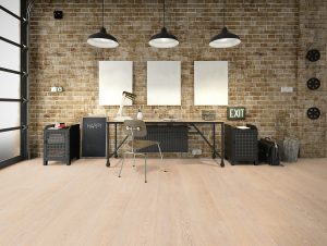 Bossen PVC Wendelbos Licht Eiken Sfeer-PVC-op-een-tegelvloer-met-vloerverwarming-leggen