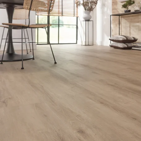 Floer Landhuis Click Vinyl vloer Grijze Eik woonkamer