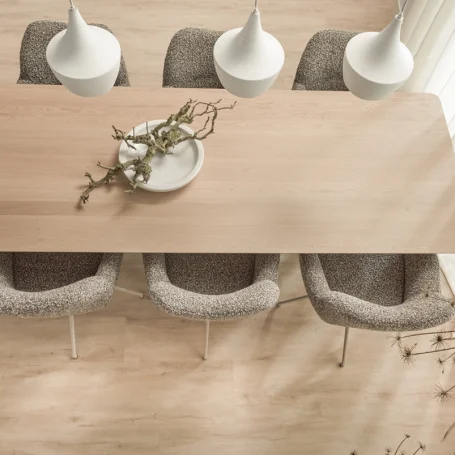 Floer Landhuis Click Vinyl Crème Eik woonkamer