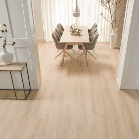 Floer Landhuis Click Vinyl Crème Eik woonkamer