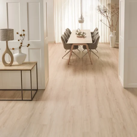Floer Landhuis Click Vinyl Crème Eik woonkamer