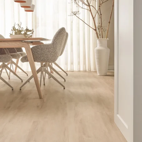 Floer Landhuis Click Vinyl Crème Eik woonkamer