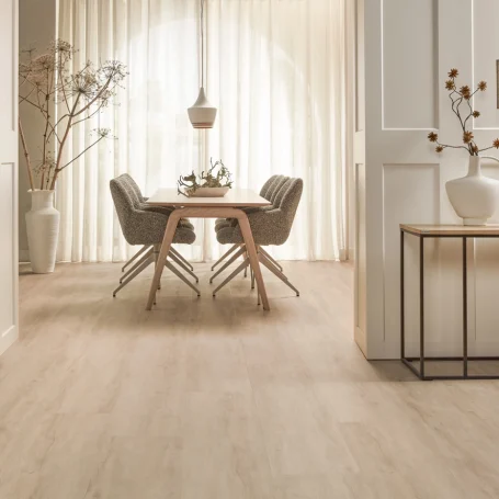 Floer Landhuis Vinyl Crème Eik woonkamer