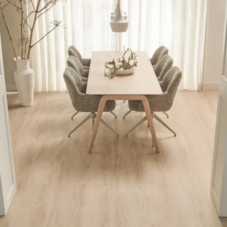 Floer Landhuis Vinyl Crème Eik woonkamer