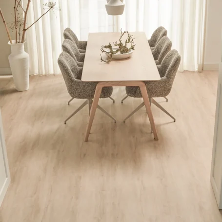 Floer Landhuis Vinyl Crème Eik woonkamer