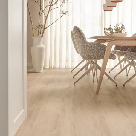 Floer Landhuis Vinyl Crème Eik woonkamer