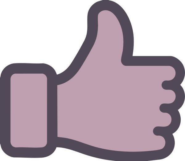 Duim-omhoog-verkleind