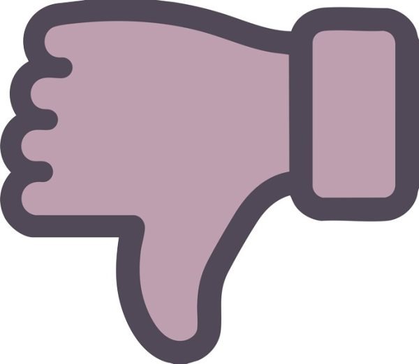 Duim-omlaag-verkleind